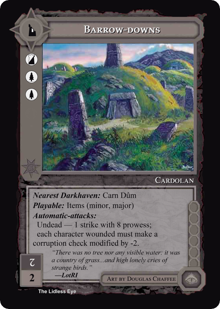 Barrow-Downs - Lidless Eye - Middle Earth CCG / TCG