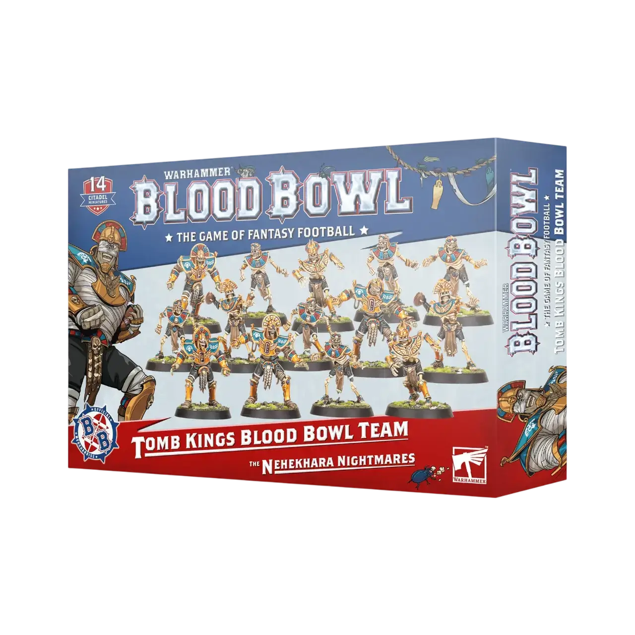 Blood Bowl Team: Tomb Kings - The Nehekhara NIghtmares (New in Box)