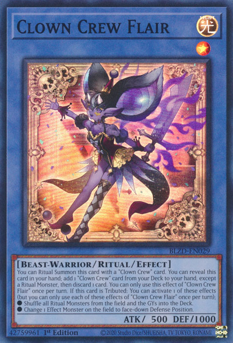 Clown Crew Flair [BLZD - BLZD-EN029 - Super Rare] - Blazing Dominion
