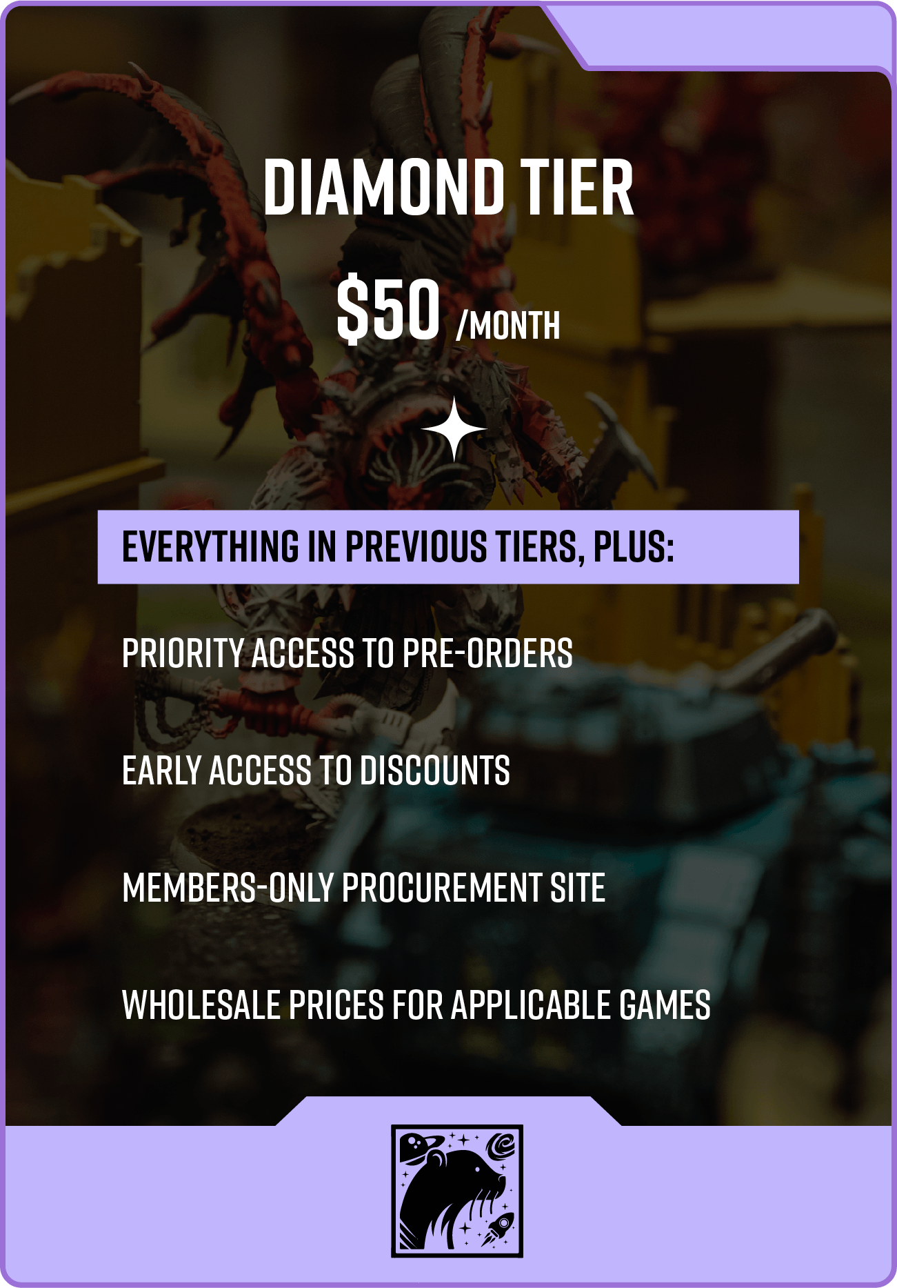 VIP Membership Level Diamond