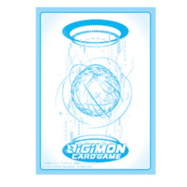 Digimon Card Game Official Sleeves - Digimon Blue Card Sleeves 2024 (60-Pack) - Bandai Card Sleeves