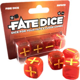 Fate Core Dice: Fire Dice
