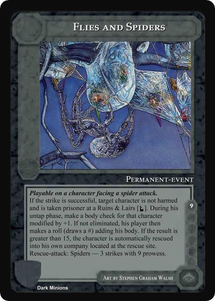 Flies And Spiders - Dark Minions - Middle Earth CCG / TCG
