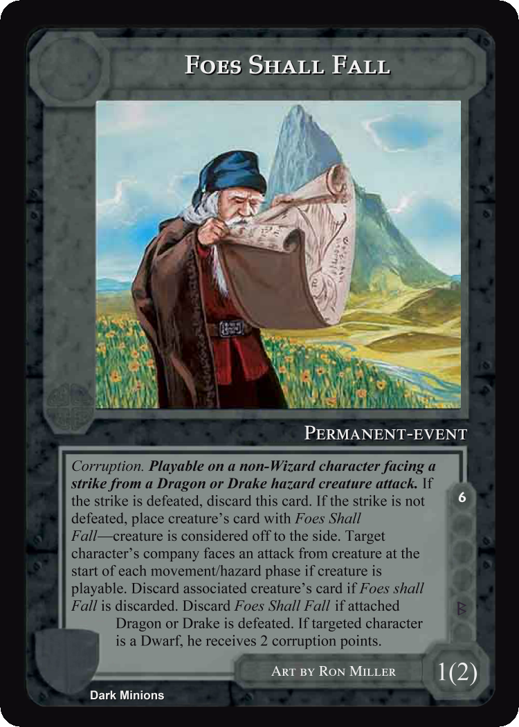 Foes Shall Fall - Dark Minions - Middle Earth CCG / TCG
