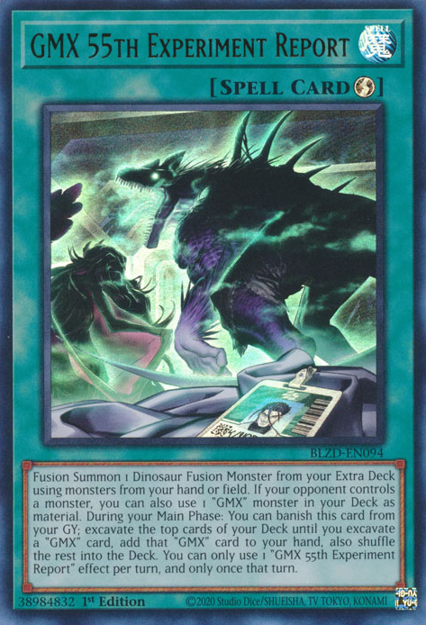GMX 55th Experiment Report [BLZD - BLZD-EN094 - Ultra Rare] - Blazing Dominion
