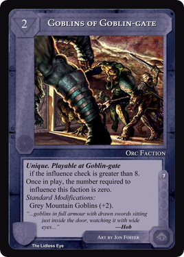 Goblins Of Goblin-Gate - Lidless Eye - Middle Earth CCG / TCG