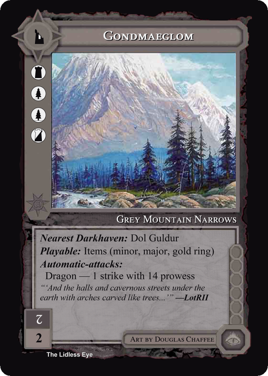 Gondmaeglom - Lidless Eye - Middle Earth CCG / TCG