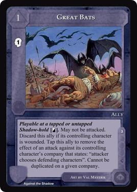 Great Bats - Against the Shadow - Middle Earth CCG / TCG