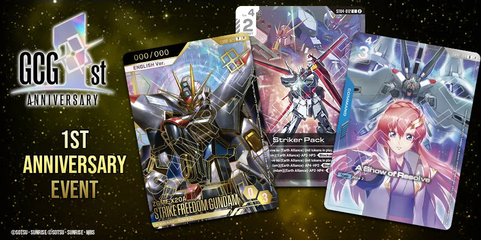 Gundam Card Game 1st Anniversary Event 10/11 ($15)