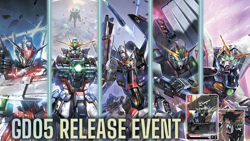 Gundam Card Game Freedom Ascension [GD05] Release Event 8/2 ($25)