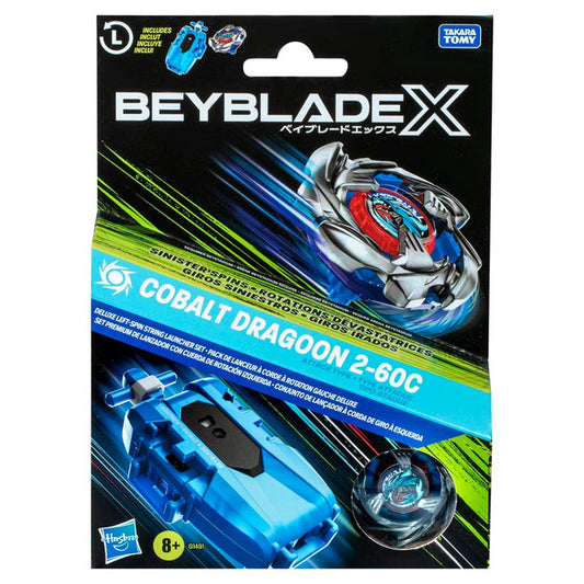 Beyblade X: Cobalt Dragoon 2-60C Deluxe Launcher