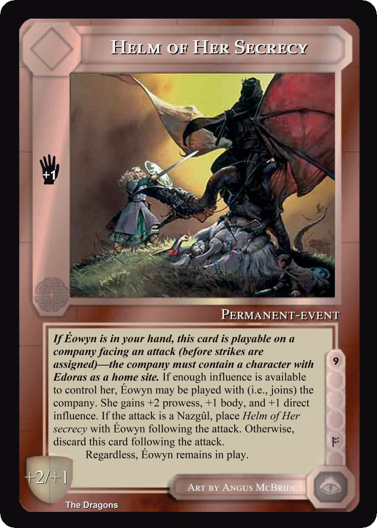 Helm Of Her Secrecy - The Dragons - Middle Earth CCG / TCG