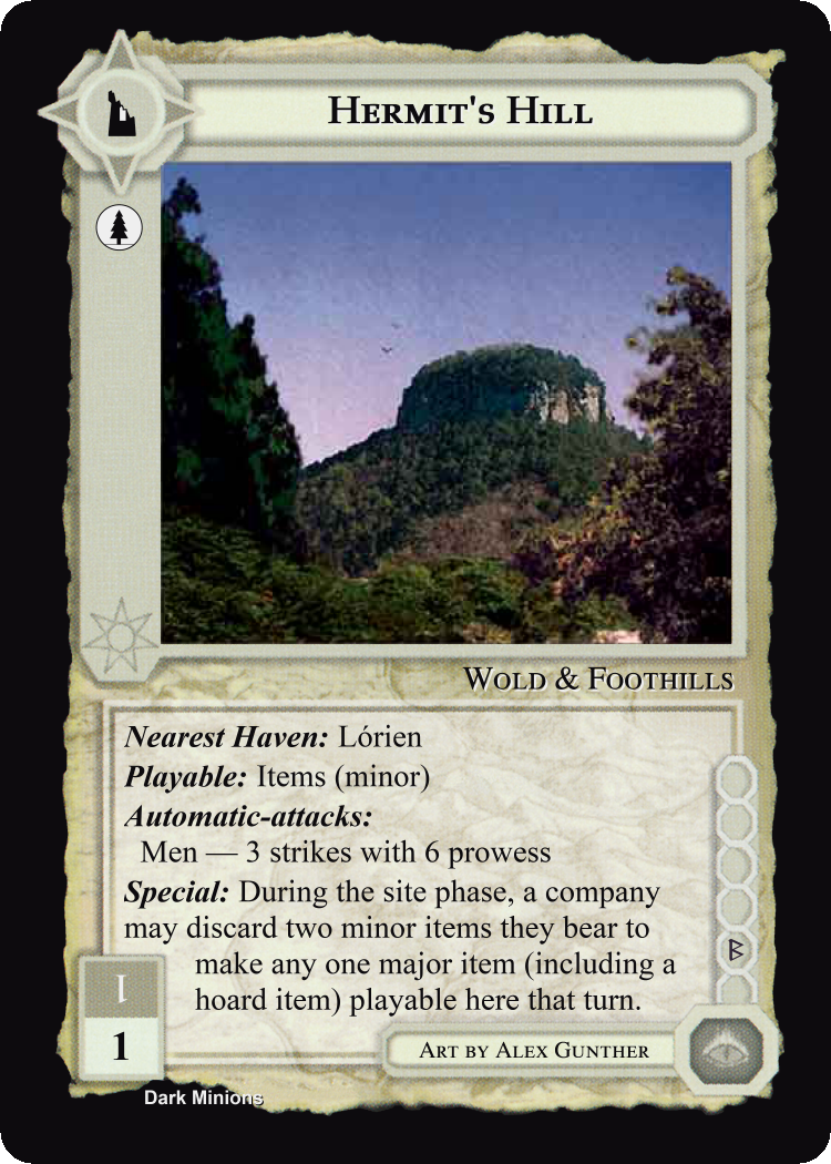 Hermit's Hill - Dark Minions - Middle Earth CCG / TCG