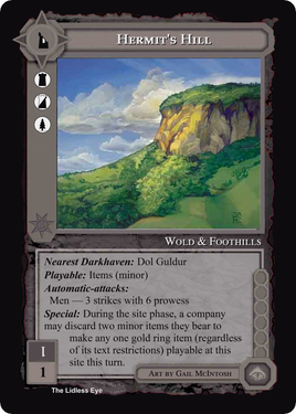 Hermit's Hill - Lidless Eye - Middle Earth CCG / TCG