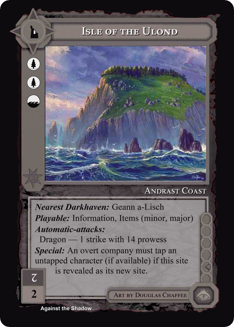 Isle Of The Ulond - Against the Shadow - Middle Earth CCG / TCG (Copy)
