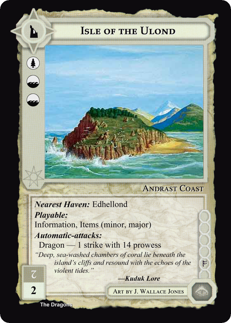 Isle Of The Ulond - The Dragons - Middle Earth CCG / TCG
