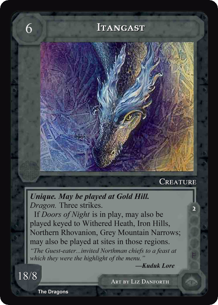 Itangast - The Dragons - Middle Earth CCG / TCG
