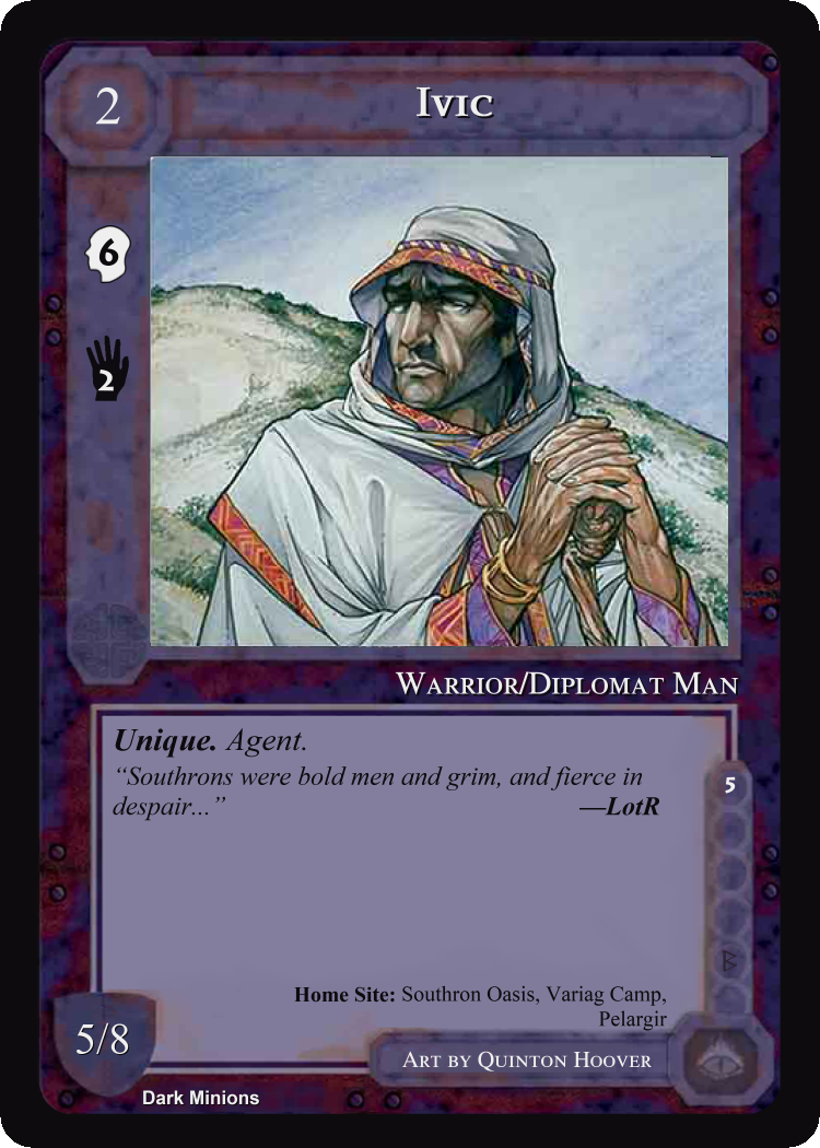 Ivic - Dark Minions - Middle Earth CCG / TCG