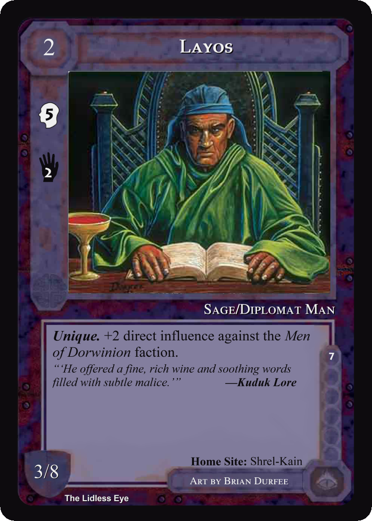 Layos - Lidless Eye - Middle Earth CCG / TCG