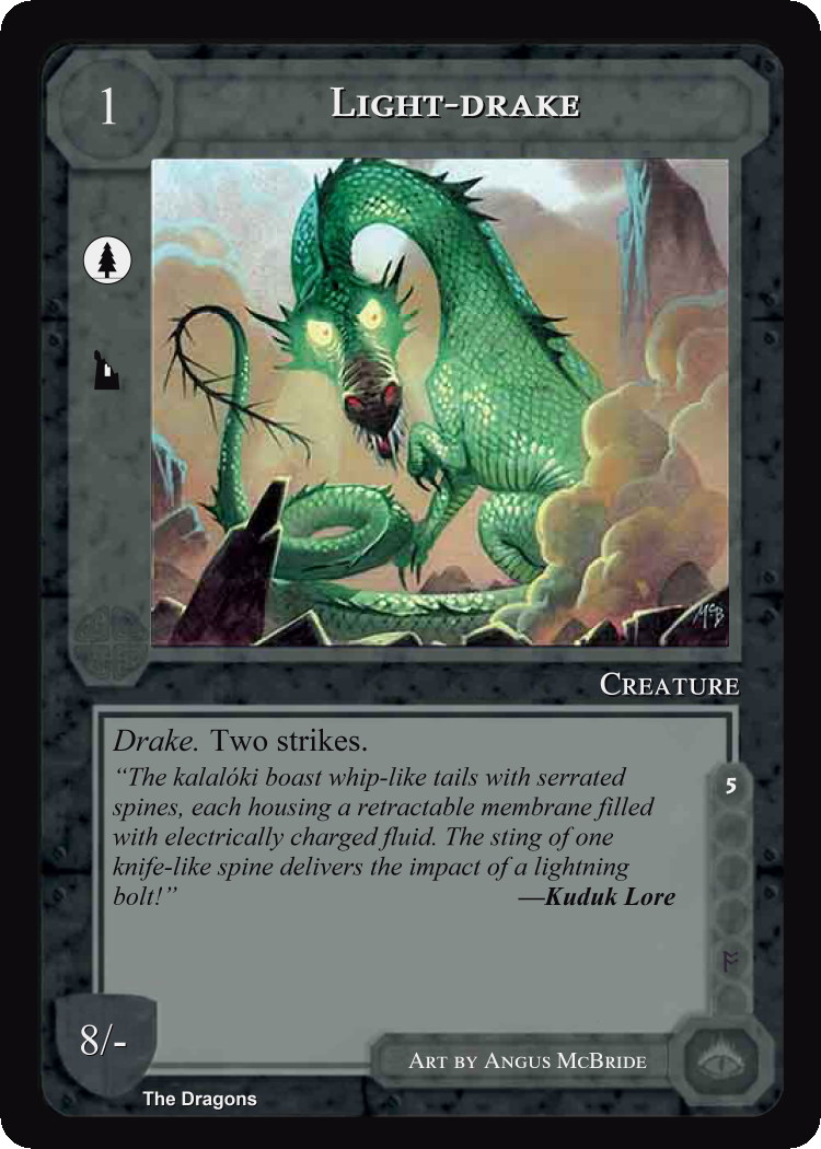 Light-Drake - The Dragons - Middle Earth CCG / TCG