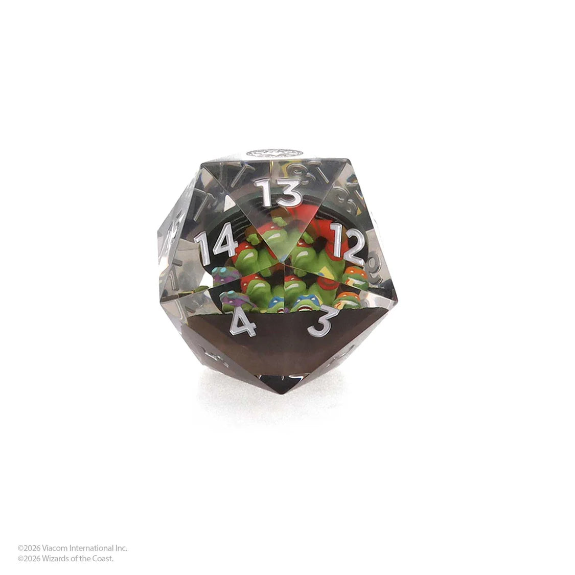 Sirius Dice - Teenage Mutant Ninja Turtles 55mm d20 Spindown Life Counter
