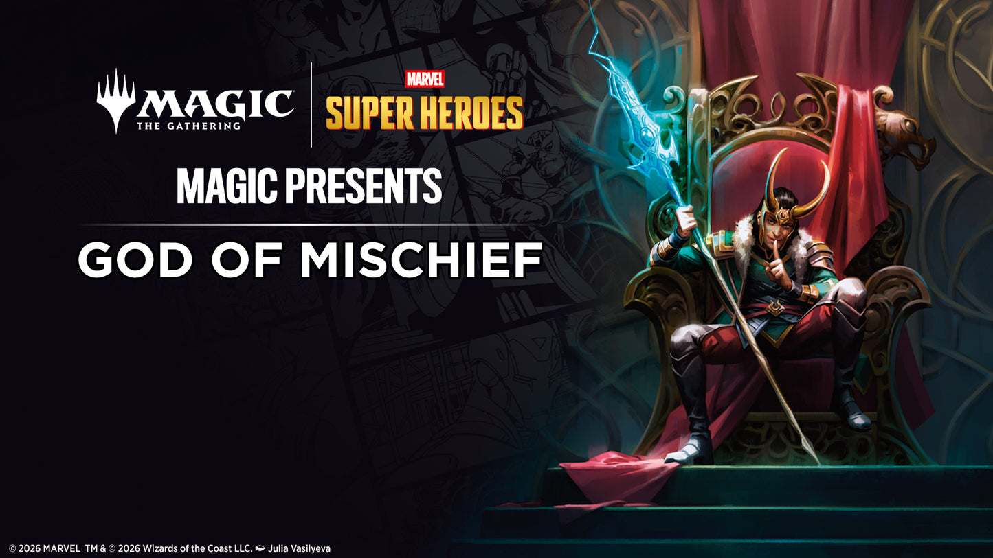 Magic Presents: God of Mischief Commander Party 07/19 ($5)