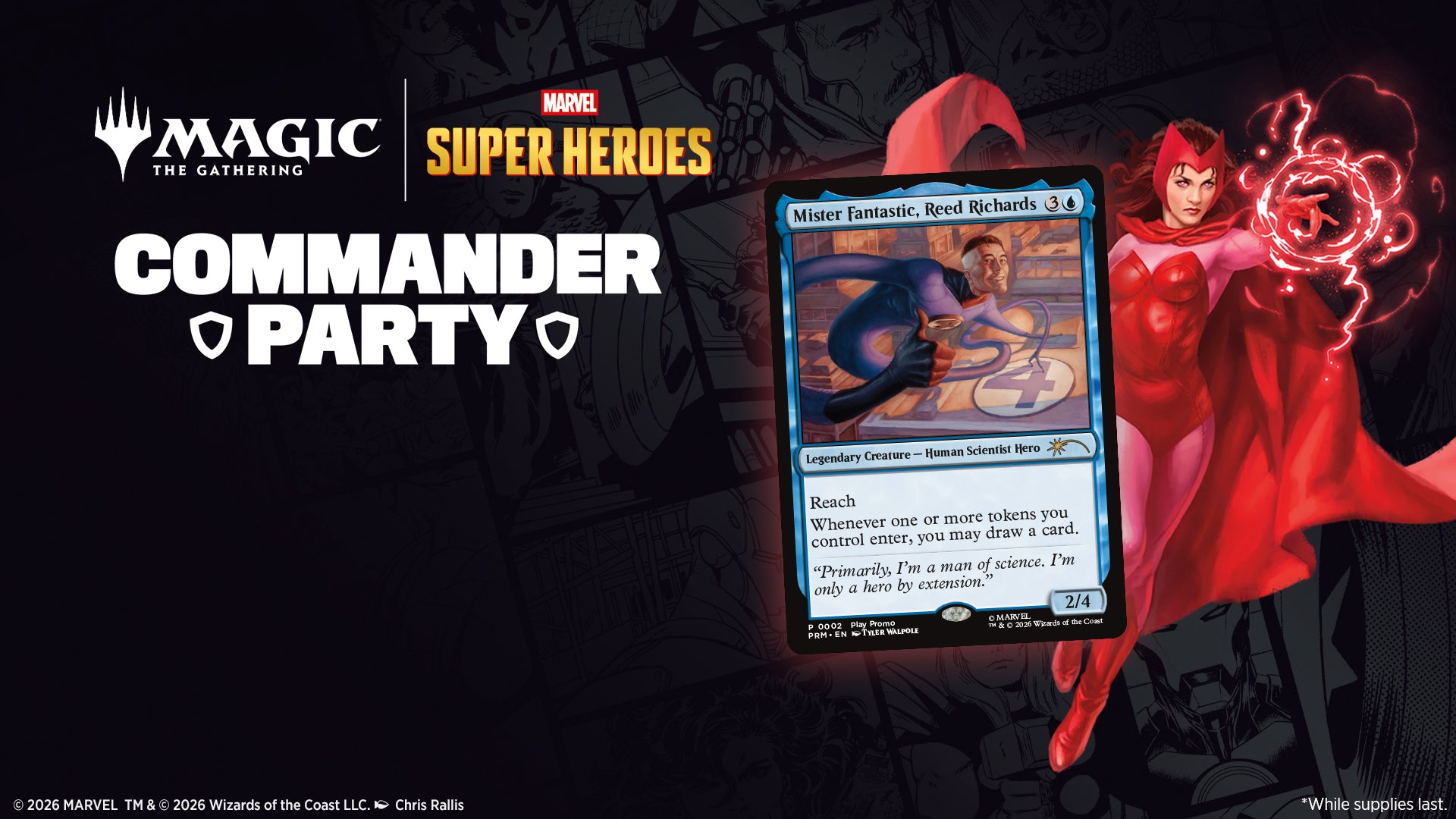 Magic: the Gathering Marvel Super Heroes July Commander Party 07/05 ($5)
