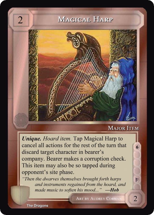 Magical Harp - The Dragons - Middle Earth CCG / TCG