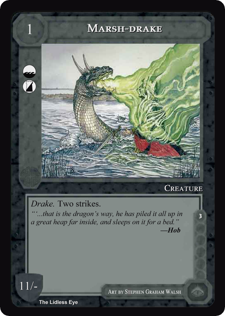 Marsh-Drake - Lidless Eye - Middle Earth CCG / TCG