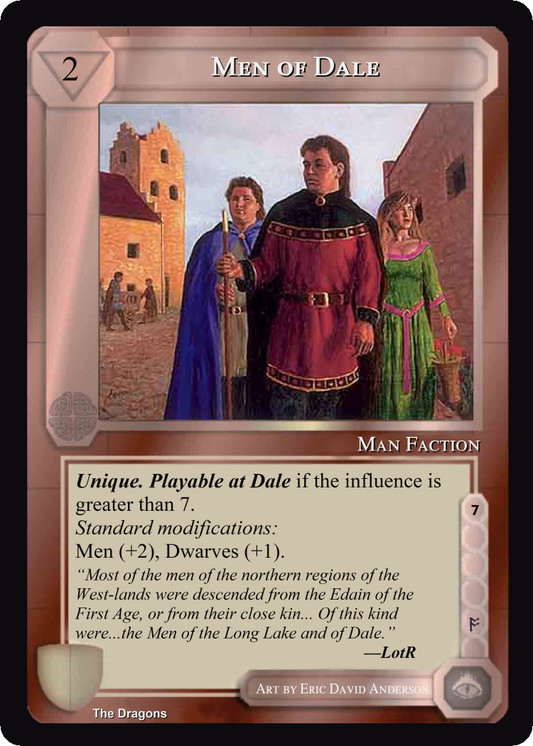 Men Of Dale - The Dragons - Middle Earth CCG / TCG