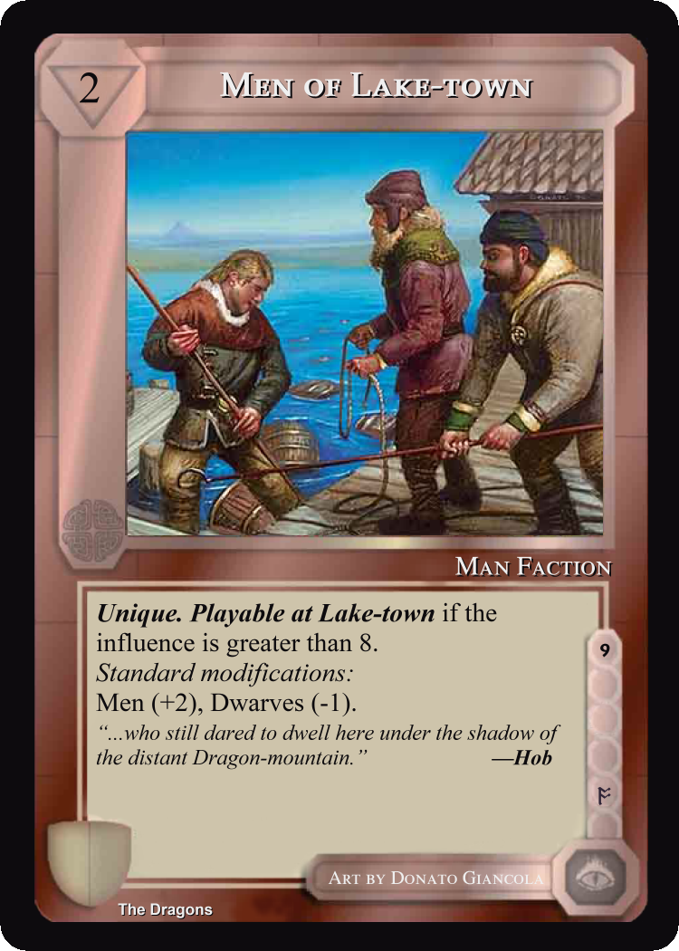 Men Of Lake-Town - The Dragons - Middle Earth CCG / TCG