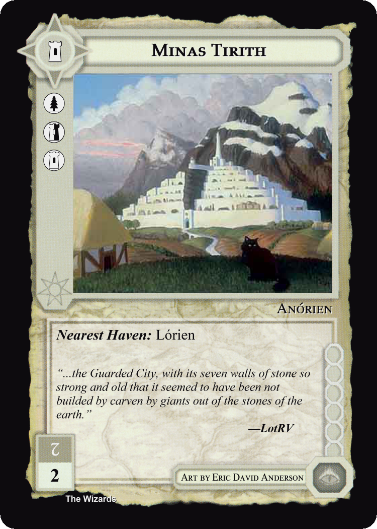 Minas Tirith - METW - Limited - Middle Earth CCG / TCG