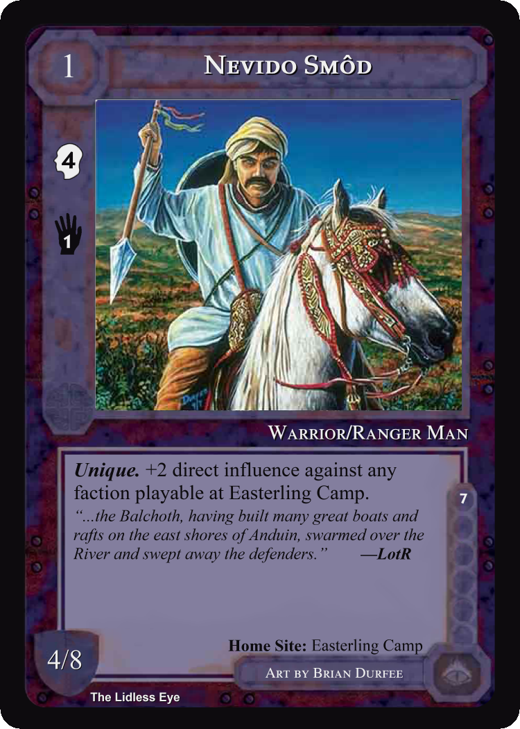 Nevido Smod - Lidless Eye - Middle Earth CCG / TCG
