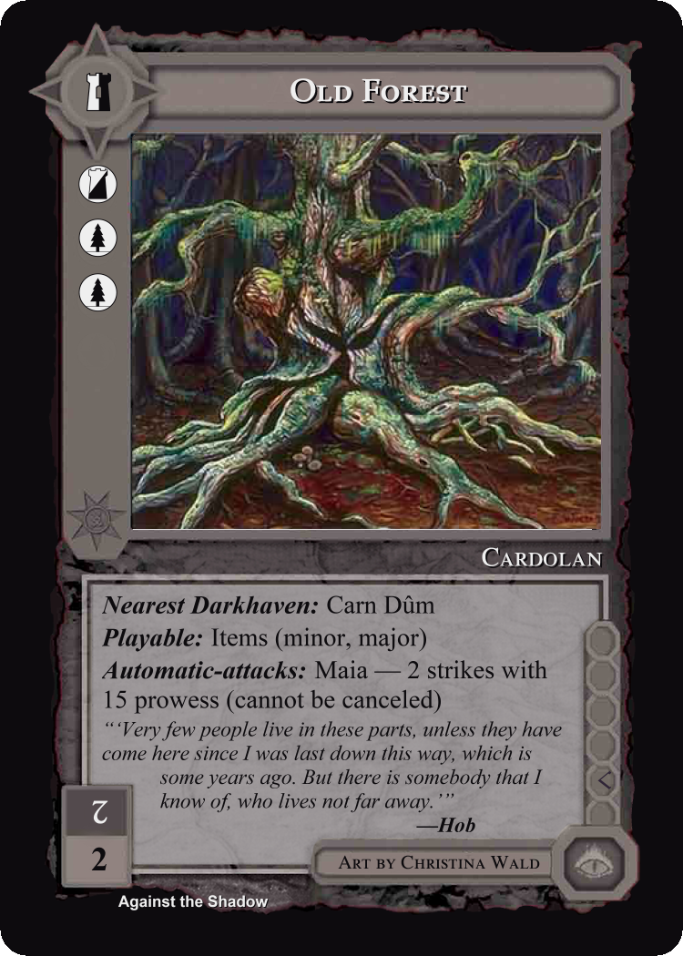 Old Forest - Against the Shadow - Middle Earth CCG / TCG