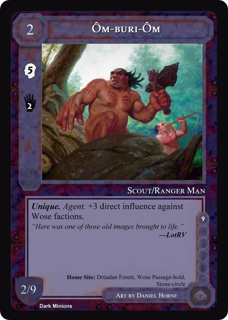 Om-Buri-Om - Dark Minions - Middle Earth CCG / TCG

