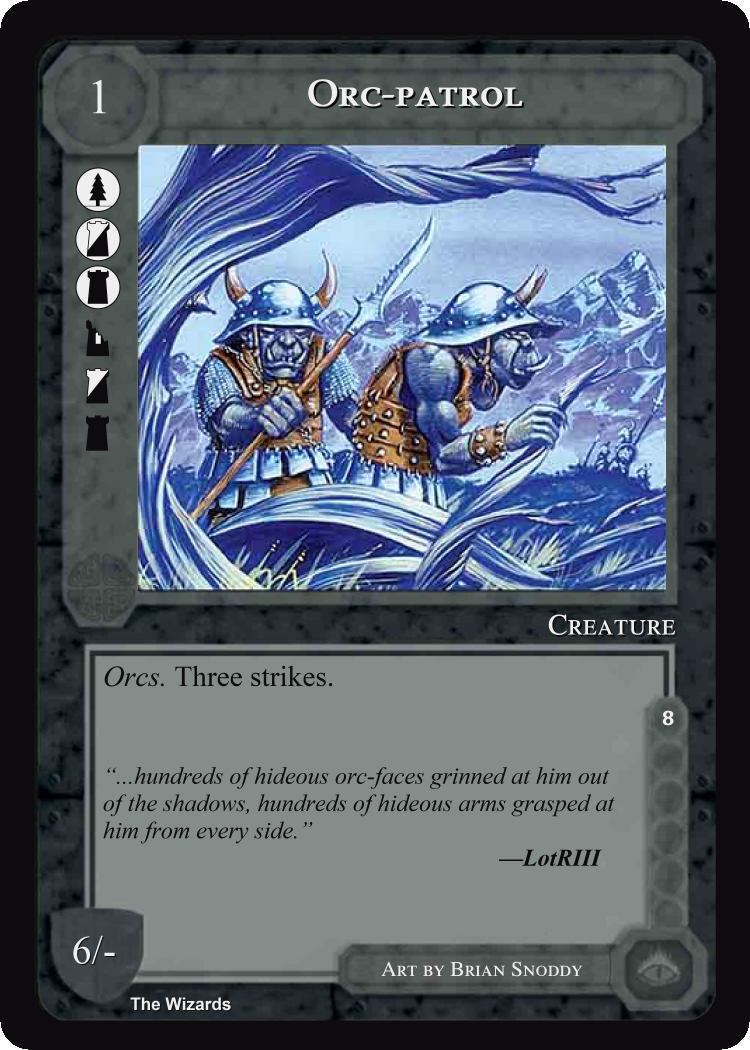Orc-Patrol - METW - Limited - Middle Earth CCG / TCG
