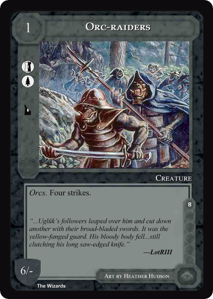 Orc-Raiders - METW - Limited - Middle Earth CCG / TCG
