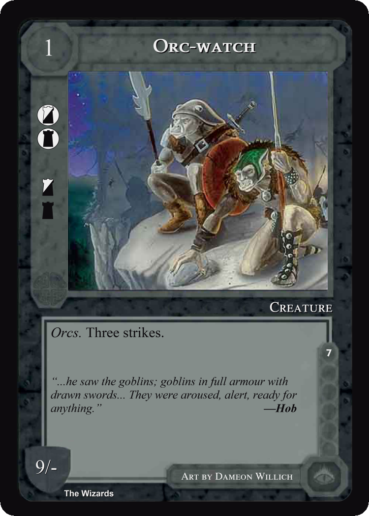 Orc-Watch - METW - Limited - Middle Earth CCG / TCG
