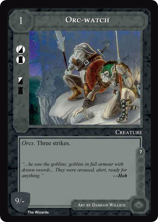 Orc-Watch - METW - Limited - Middle Earth CCG / TCG
