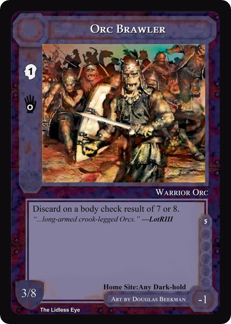 Orc Brawler - Lidless Eye - Middle Earth CCG / TCG
