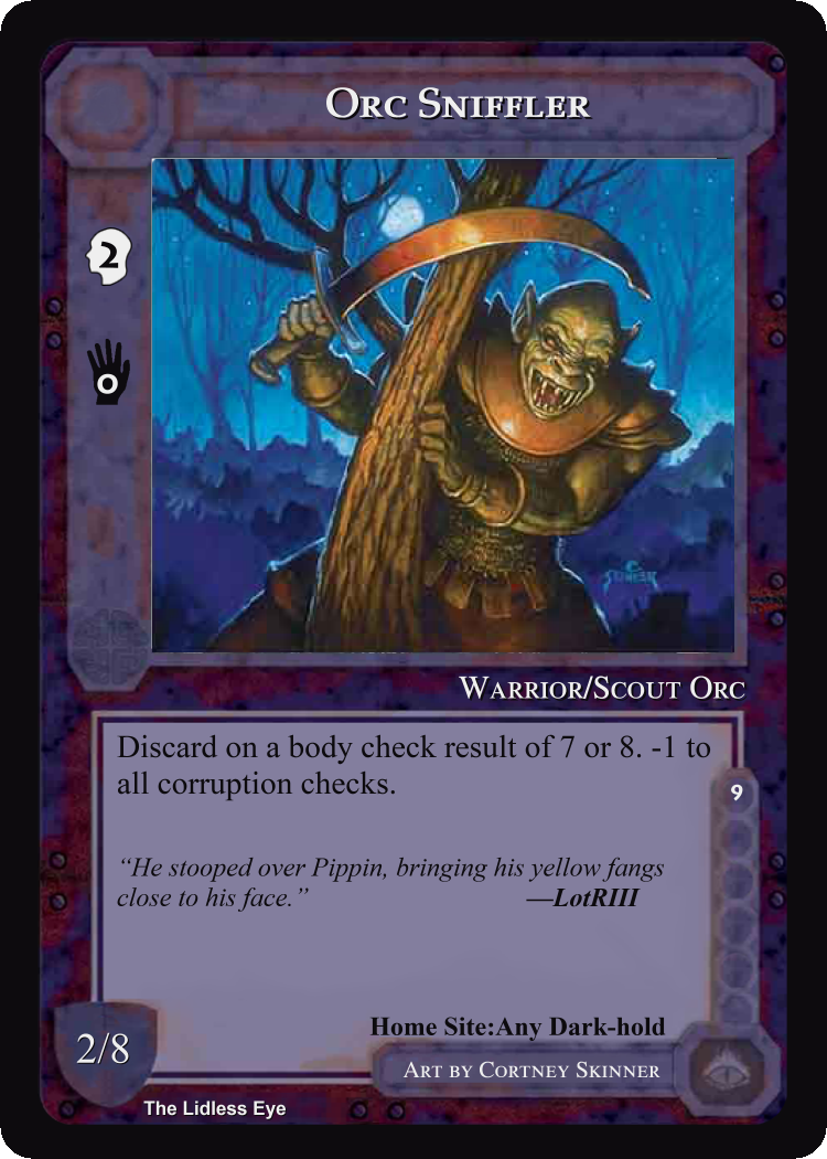 Orc Sniffler - Lidless Eye - Middle Earth CCG / TCG