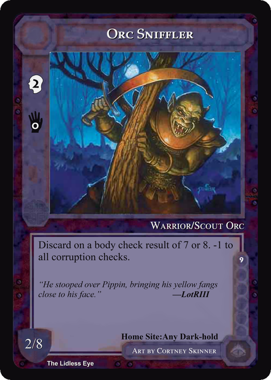 Orc Sniffler - Lidless Eye - Middle Earth CCG / TCG