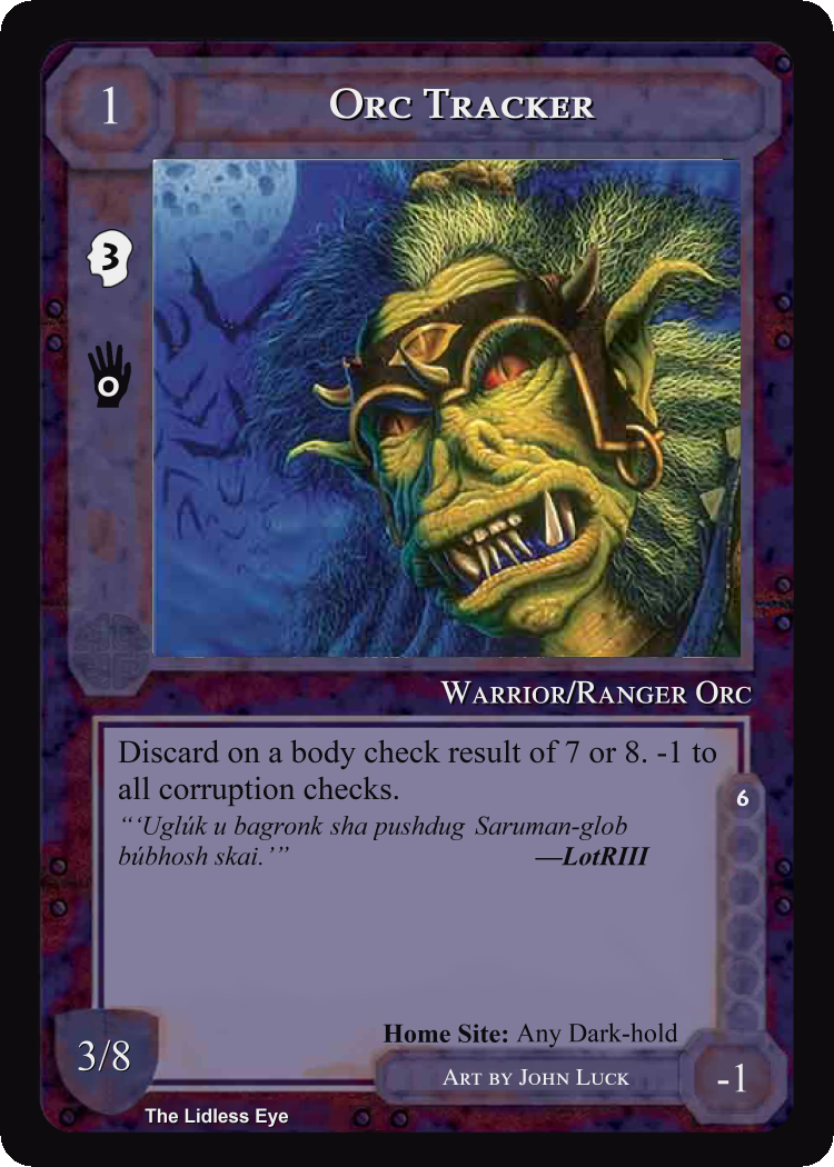 Orc Tracker - Lidless Eye - Middle Earth CCG / TCG
