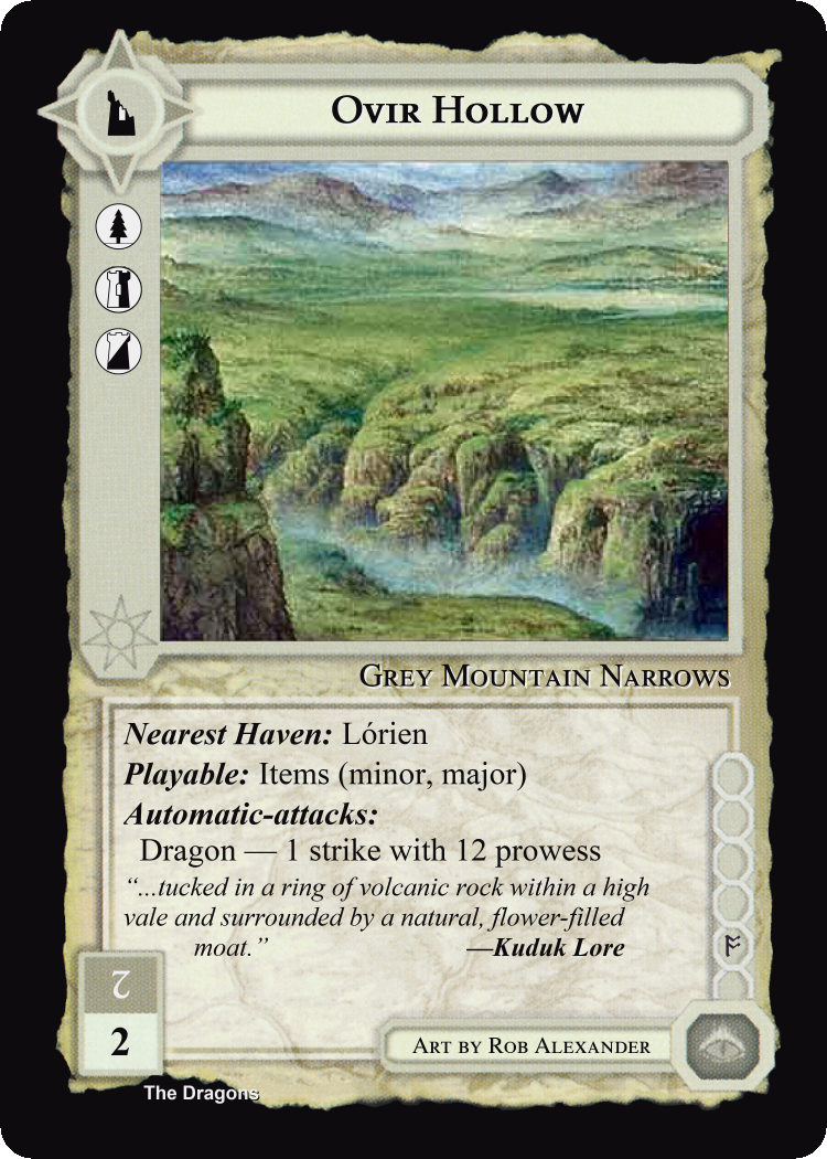 Ovir Hollow - The Dragons - Middle Earth CCG / TCG
