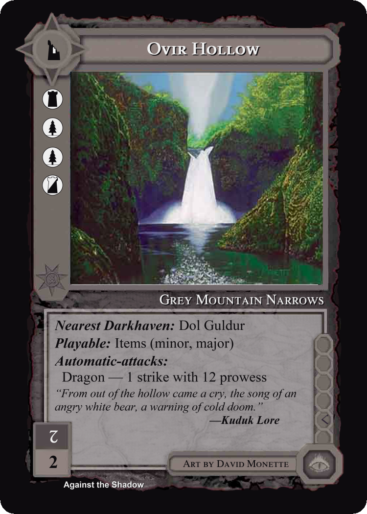 Ovir Hollow - Against the Shadow - Middle Earth CCG / TCG
