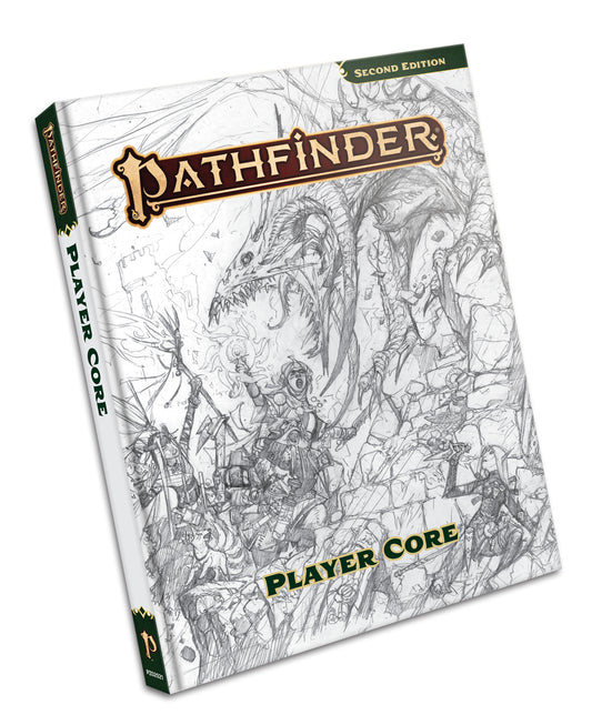 Pathfinder - Player Core Sketch Cover 2e