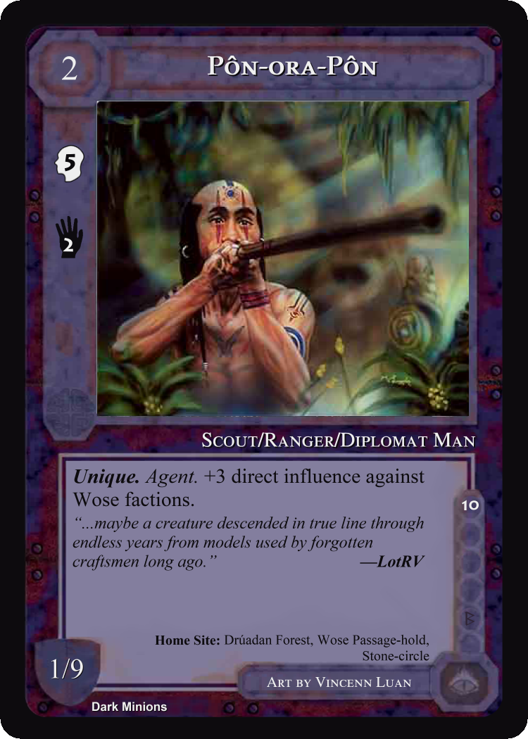 Pon-Ora-Pon - Dark Minions - Middle Earth CCG / TCG
