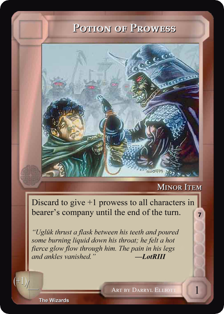 Potion Of Prowess - METW - Limited - Middle Earth CCG / TCG
