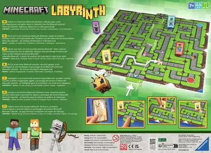 Minecraft Labyrinth Board Game - Back