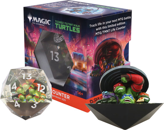 Sirius Dice - Teenage Mutant Ninja Turtles 55mm d20 Spindown Life Counter
